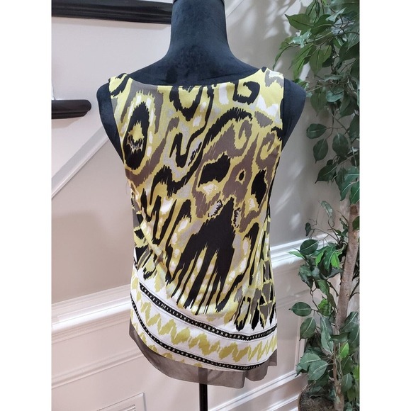 International Concepts Women's Multicolor Asymmetrical Sleeveless Top Blouse S - Picture 6 of 10